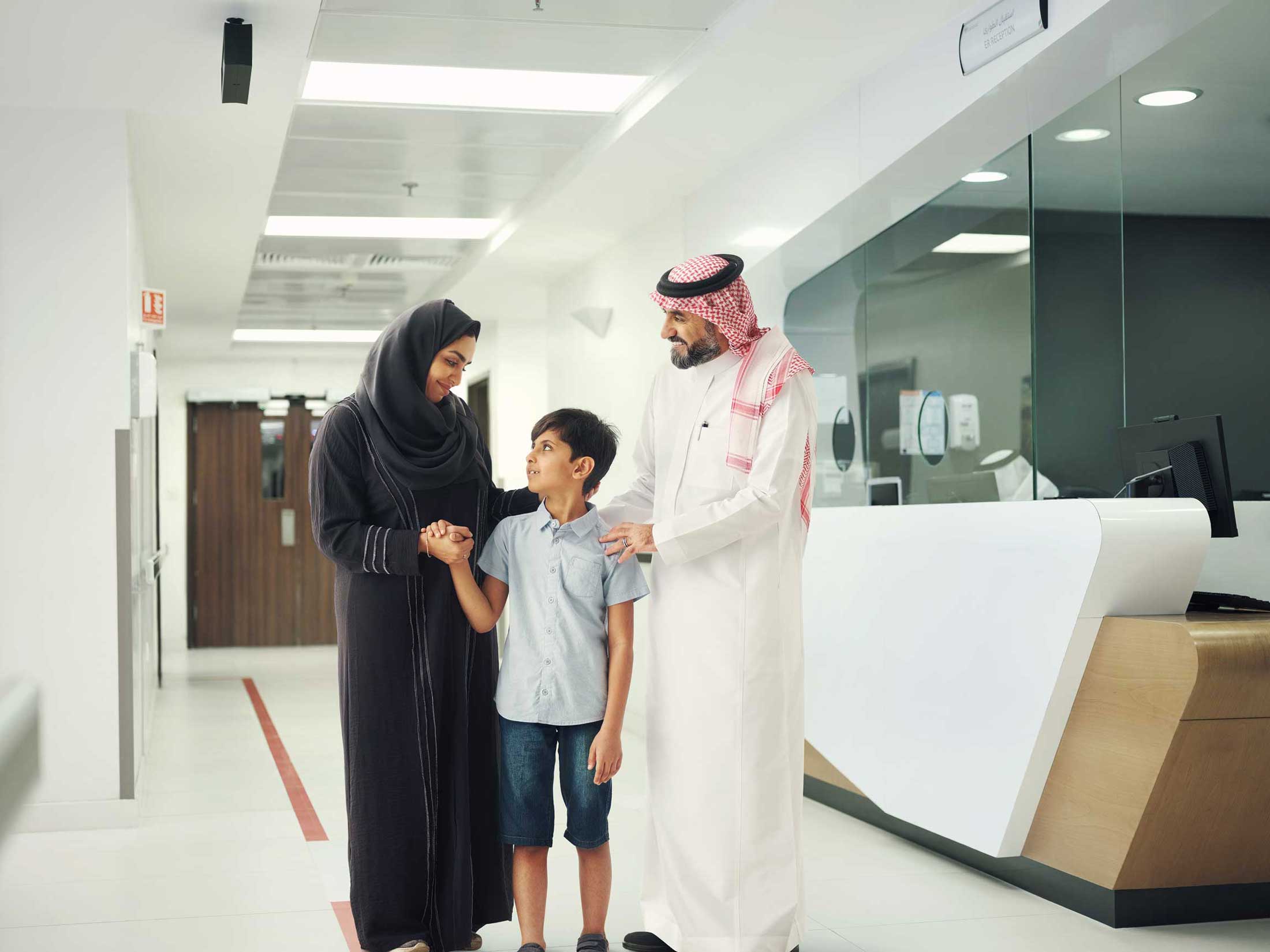 Individual customer using Bupa Arabia personal health insurance services